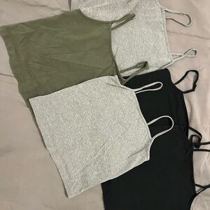 Wild Fable Women's Camisoles‎ - Black, Gray, and Green